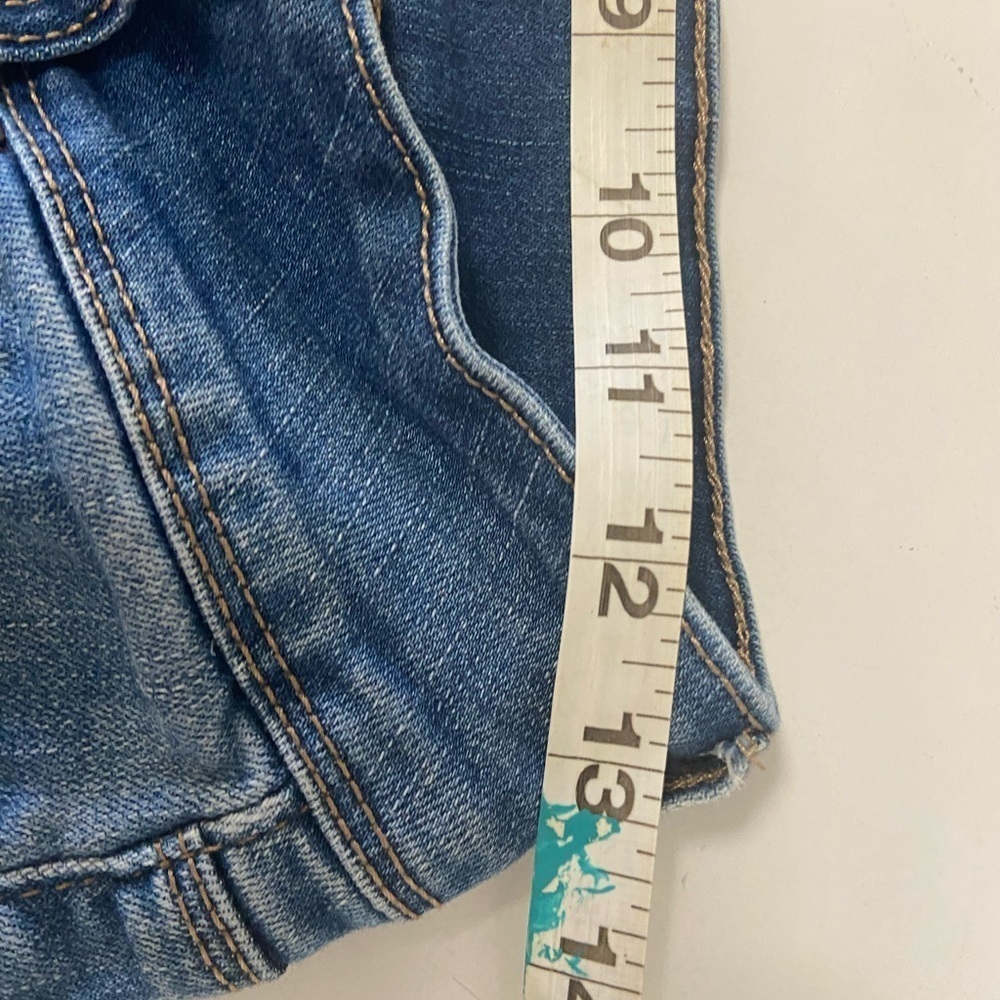 Wax Jeans size 26 Indigo Denim double button $40 - Picture 2 of 10